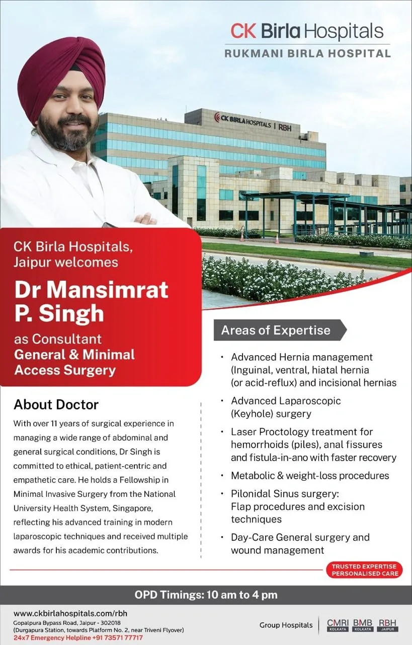 CK Birla Hospital Poster