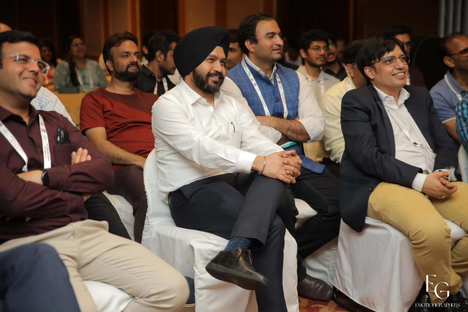 Dr. Mansimrat at a surgical conference